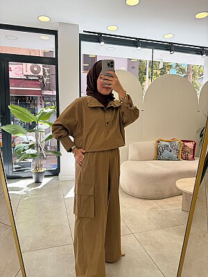 27100 Yüksek Yaka Sweatshirt  - 4