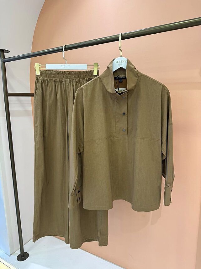 27100 Yüksek Yaka Sweatshirt - 5