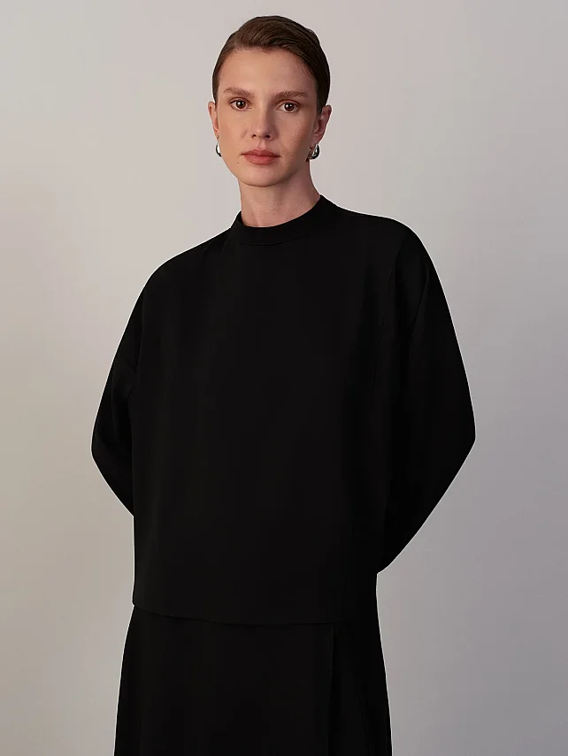 KISA DÜĞMELİ BLUZ - 2
