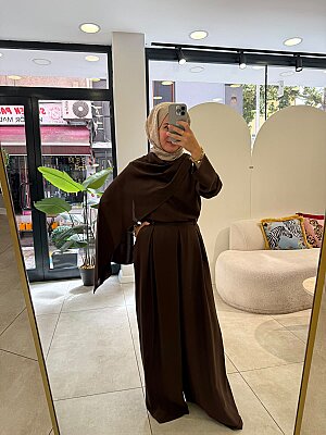 Milano Şal Detaylı Pantolonlu Takım  - 6