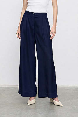 NEVA LYOCELL PANTOLON LACİVERT